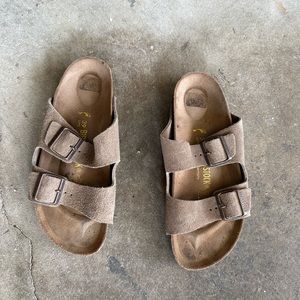 Beige Birkenstocks